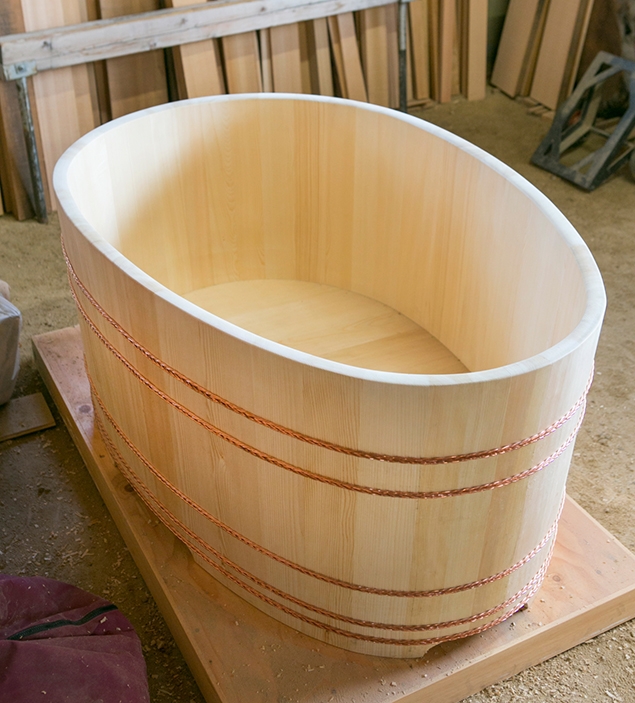 Japanese Hinoki Bath Bucket 