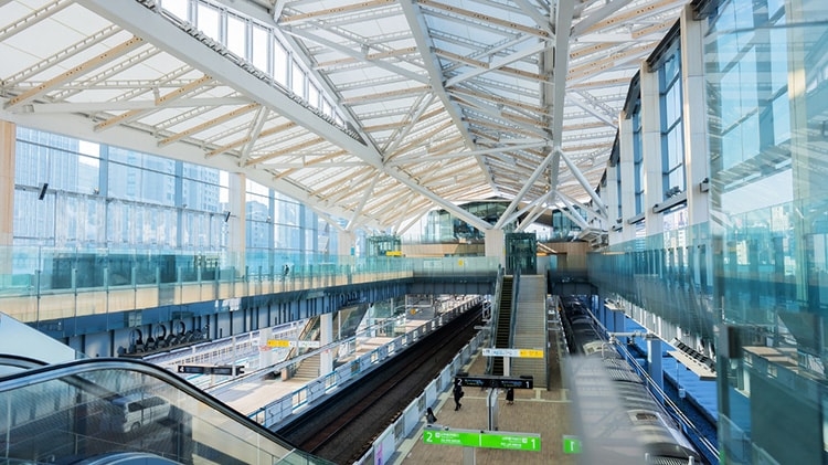 Interior of Takanawa Gateway Station 