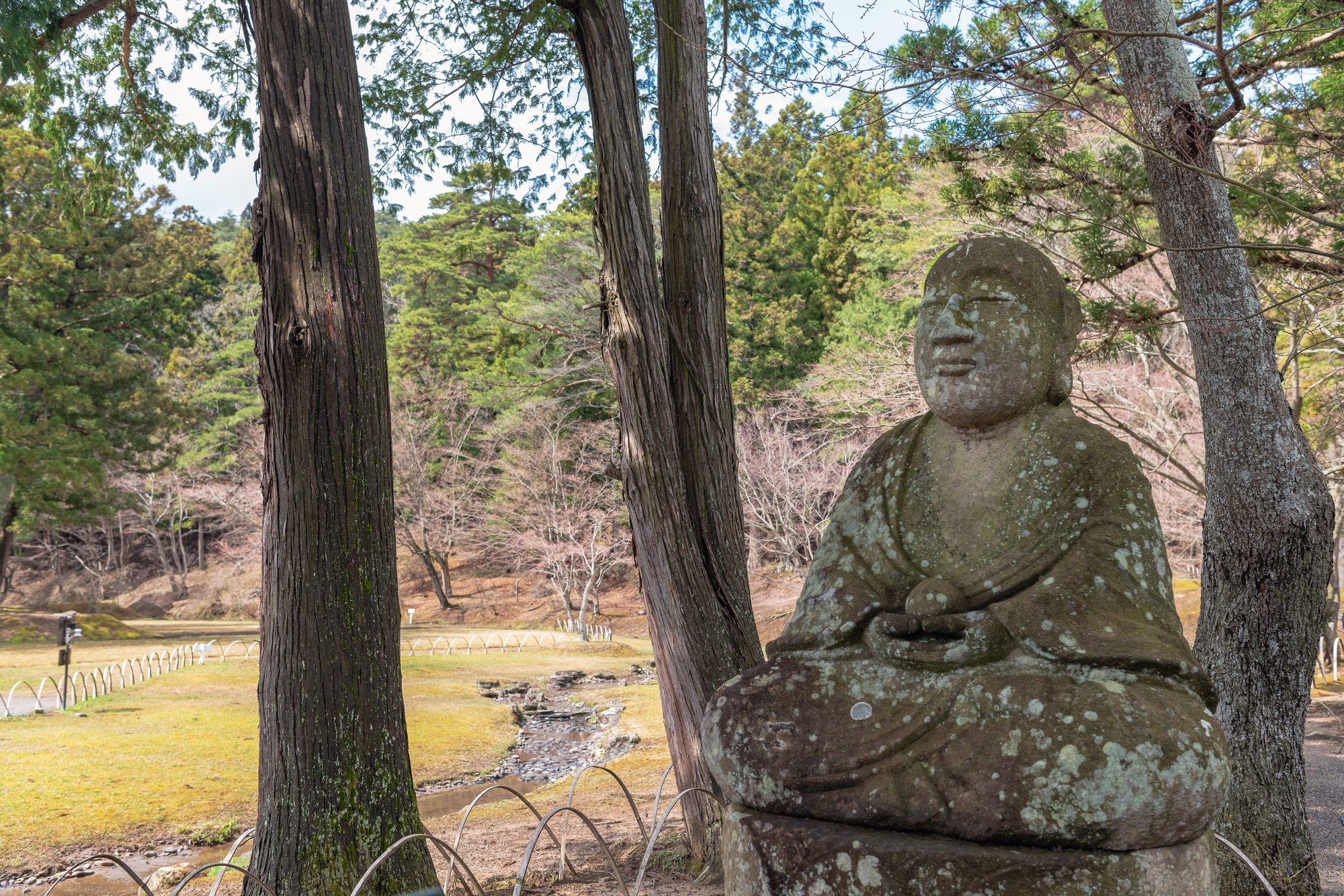 Stone statue of the Buddha