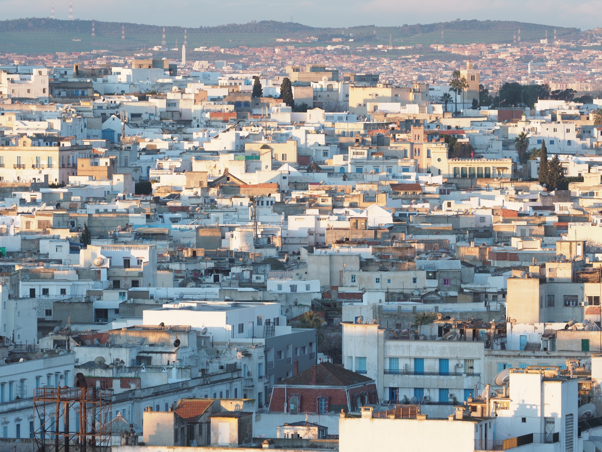 A cityscape in Tunisia