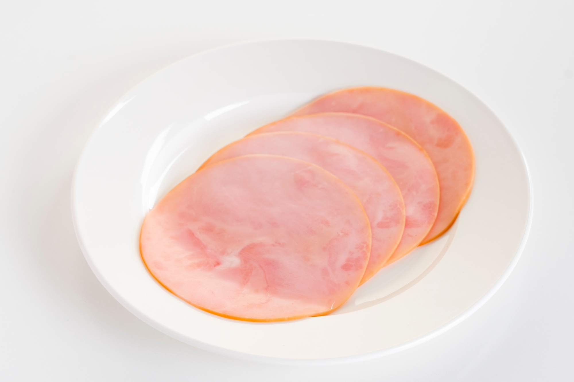 A plate of ham