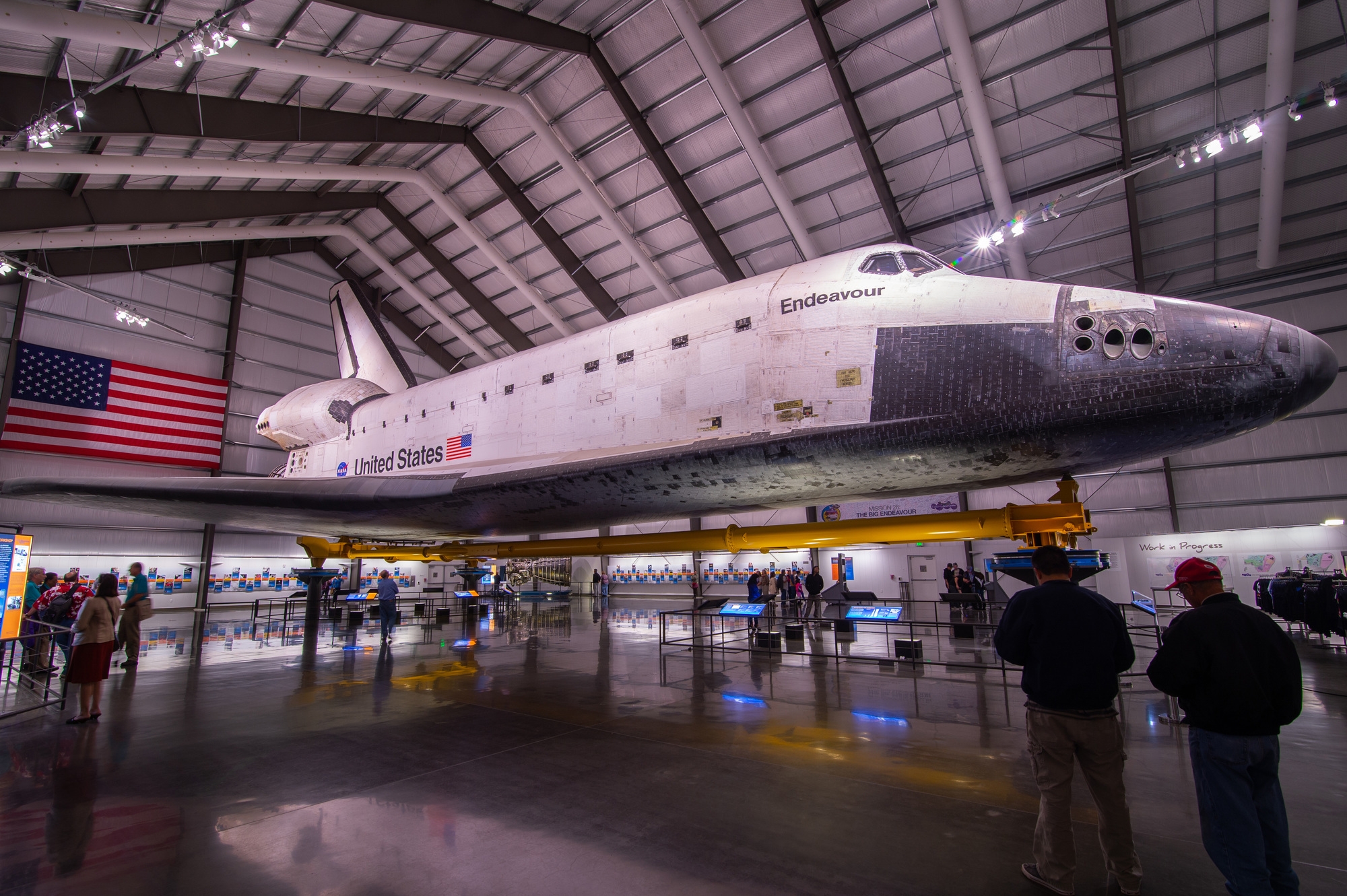 The US Space Shuttle Endeavor