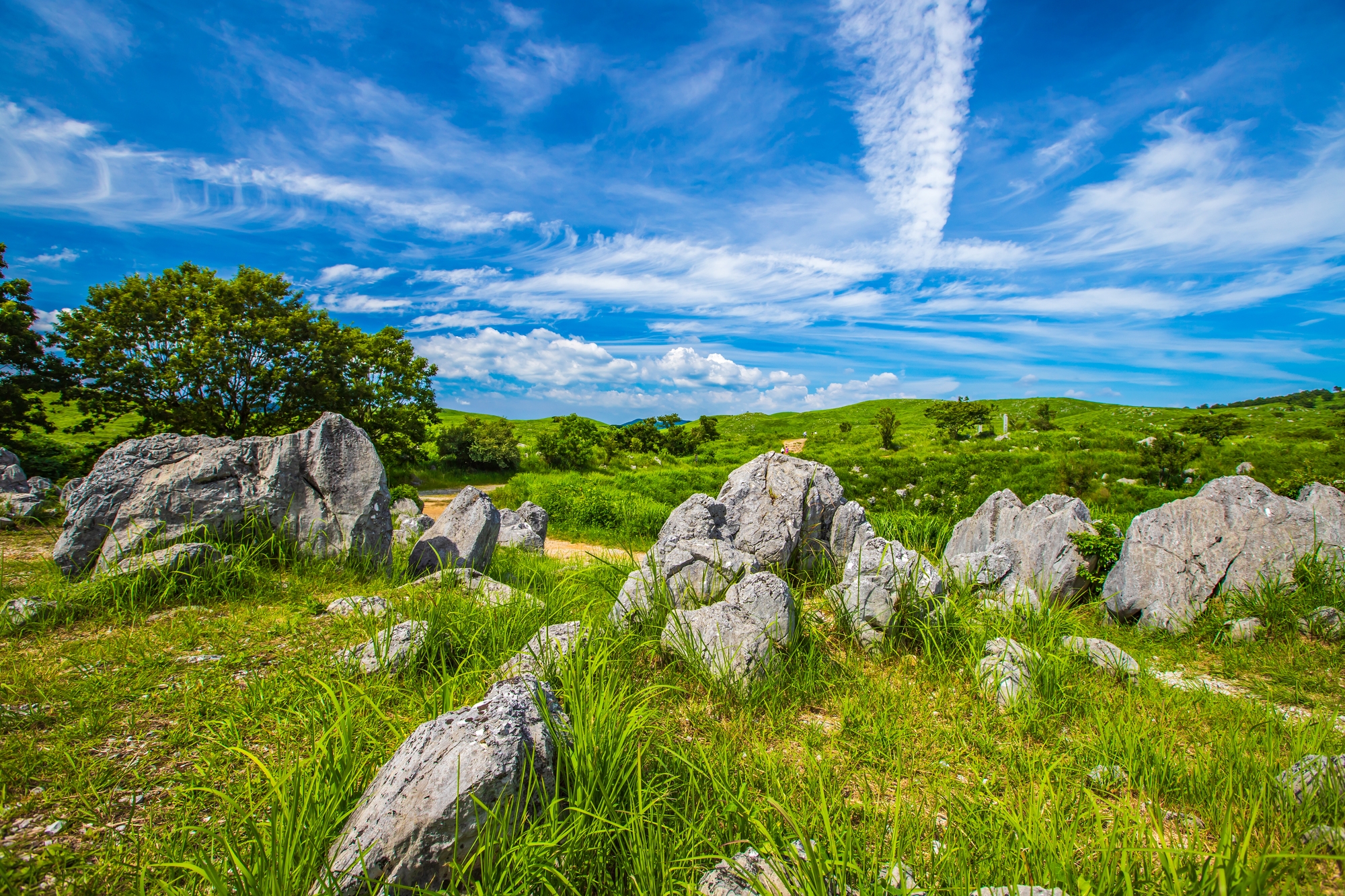 The karst plateau of Akiyoshidai