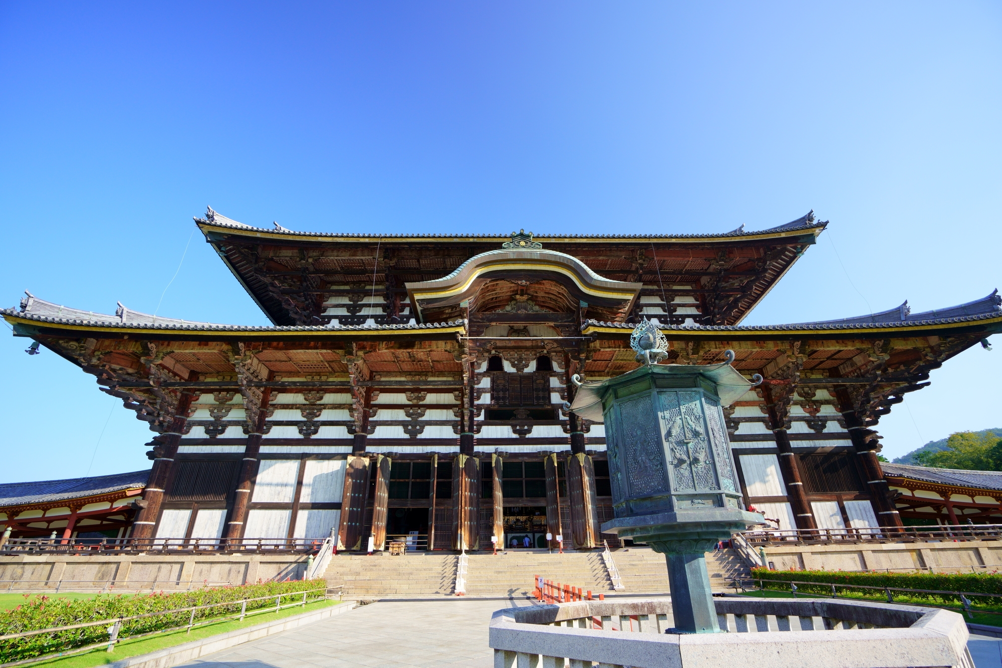 Exterior of Todaiji temple in Nara