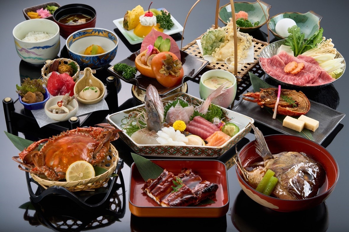 High-class Japanese kaiseki cuisine