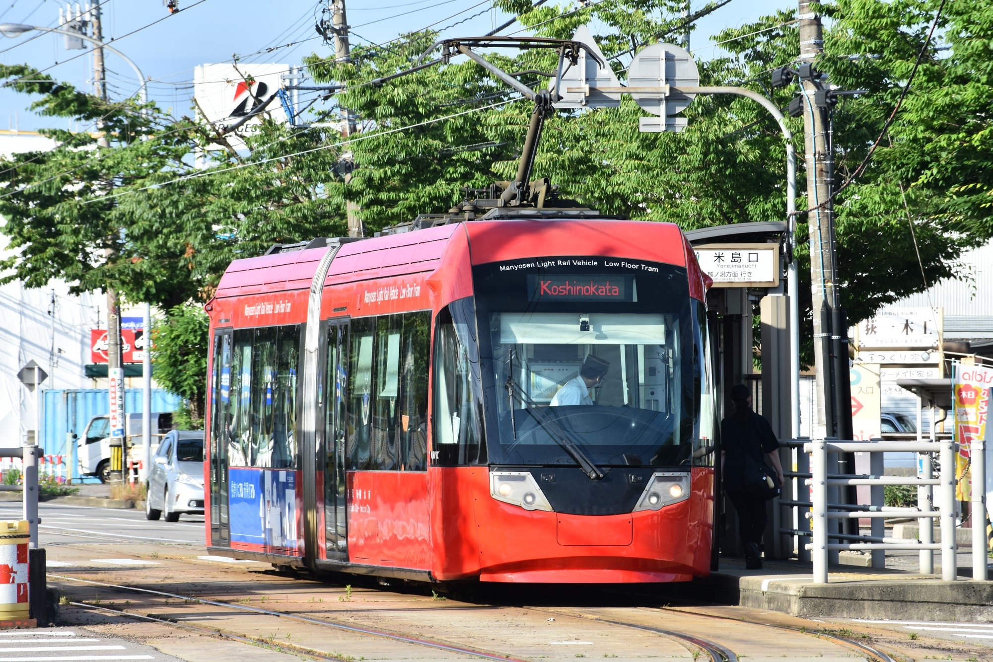 A streetcar in Toyama City 2