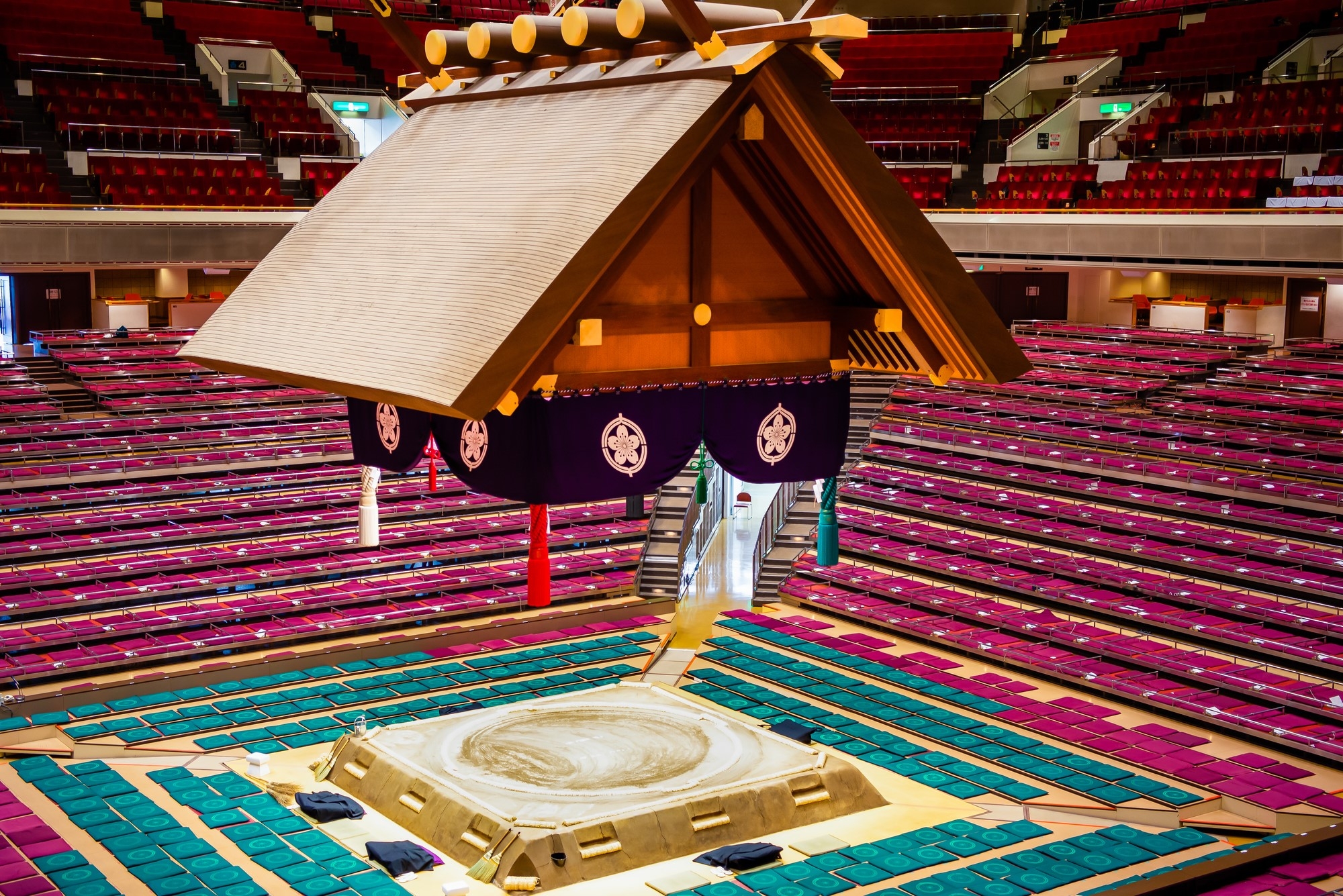 Sumo Ring at the Ryogoku Kokugikan