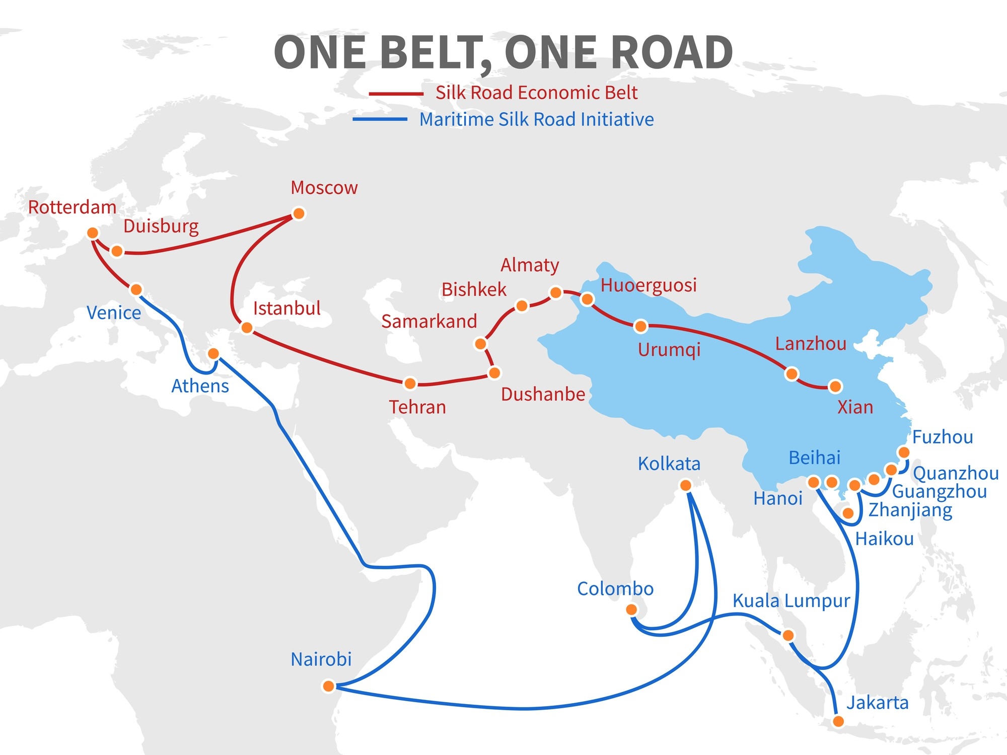 China's One Belt, One Road Initiative