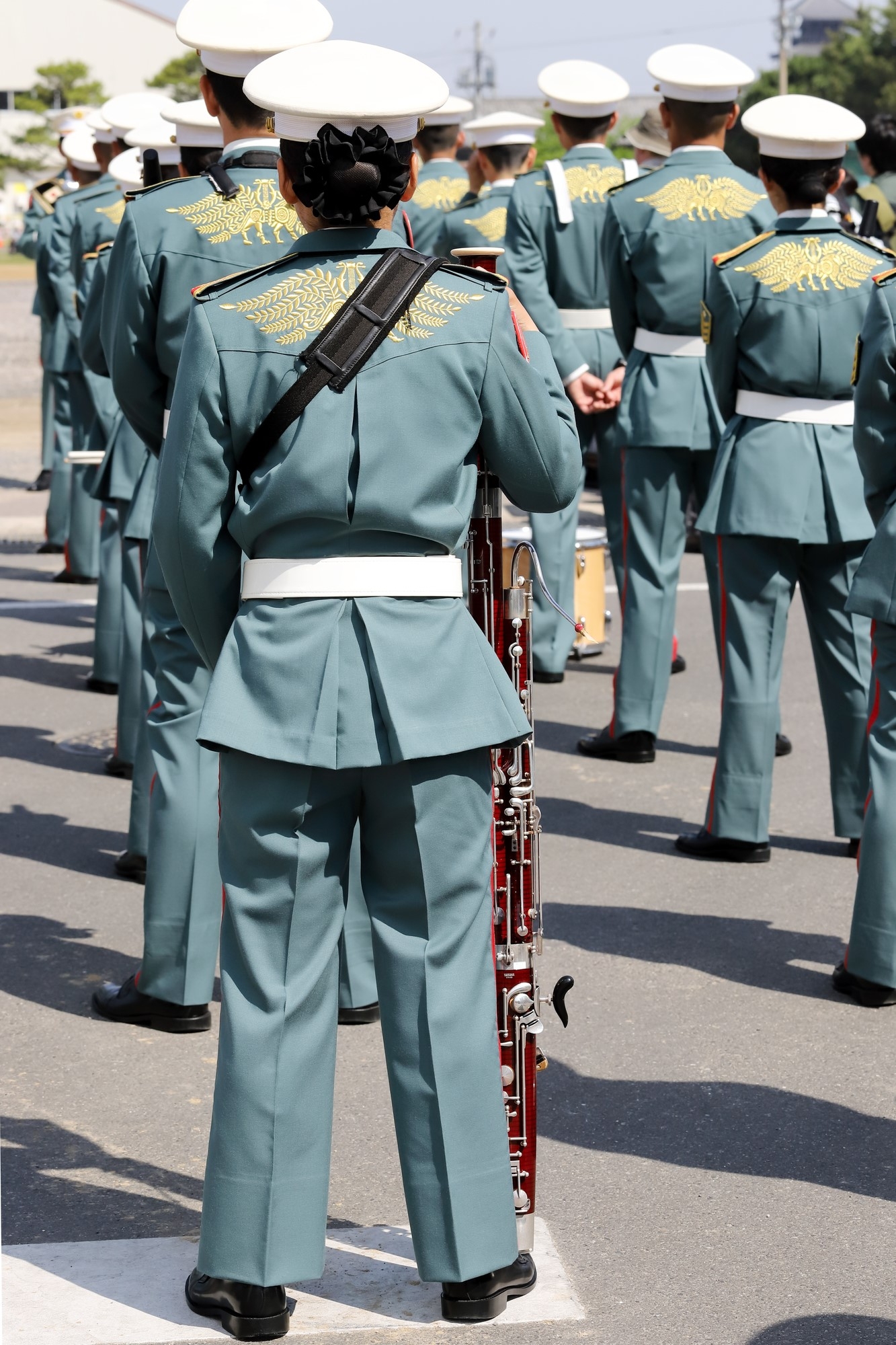 A female Japanese Self-Defense Force official