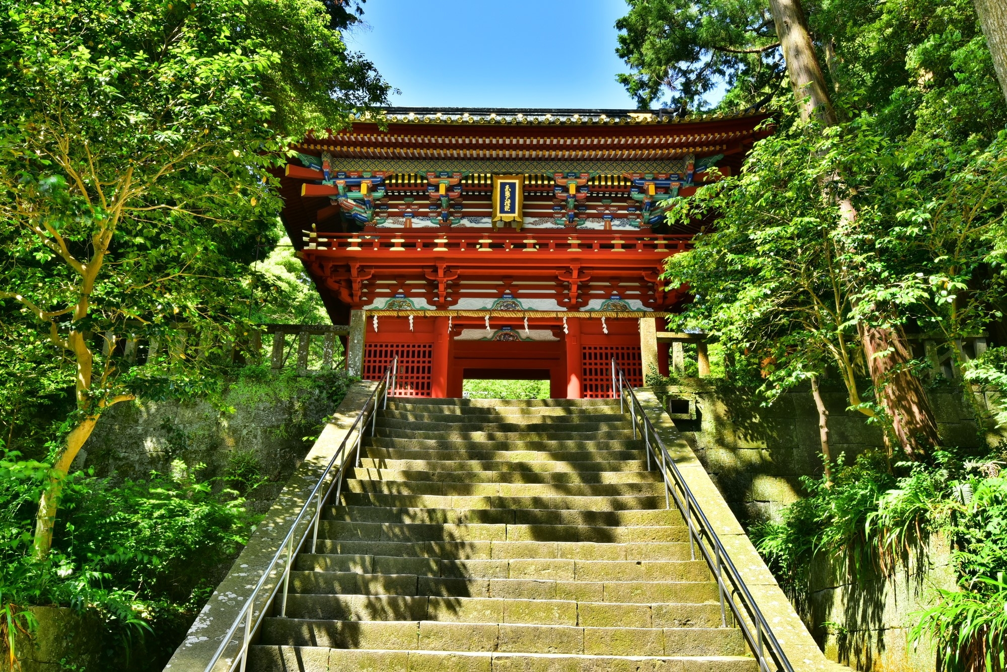 The Yomeimon gate at at Kunozan Toshogu, Shizuoka